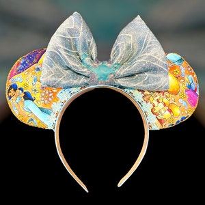 Aladdin Jasmine Mickey Minnie Inspired Ears Headband