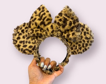Animal Print Minnie Ears Headband