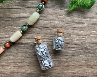 Gold & Silver Glass Vial Potion Apothecary Decor Set of 2