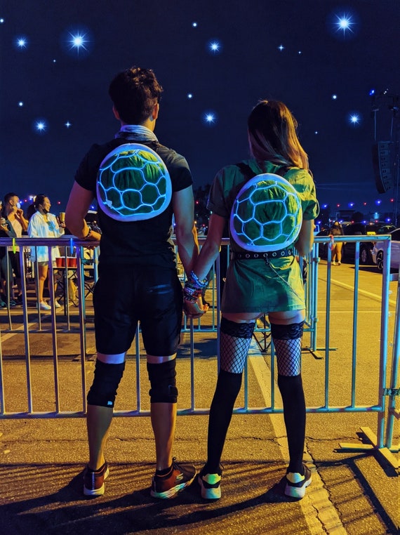 Trance Turtle LED Rave Plushy Backpack | Etsy