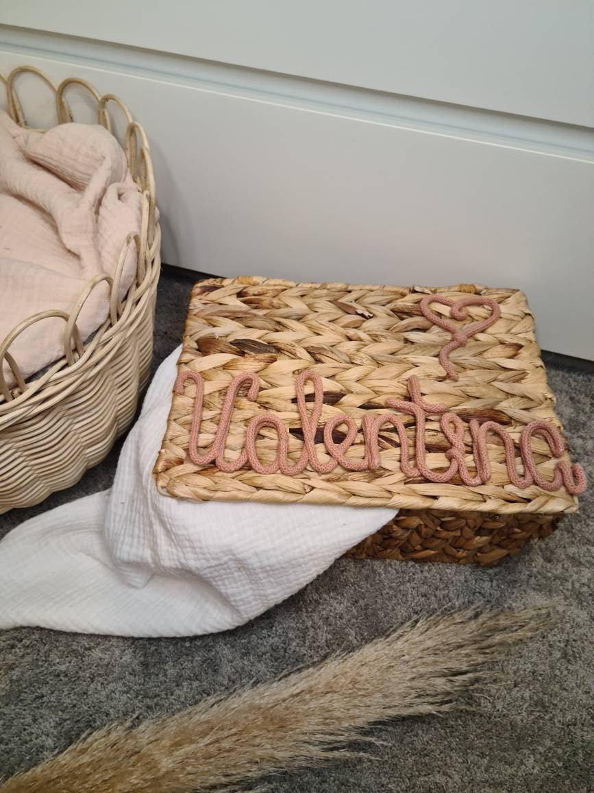 Erinnerungsbox / Aufbewahrungsbox personalisiert mit Name | Etsy