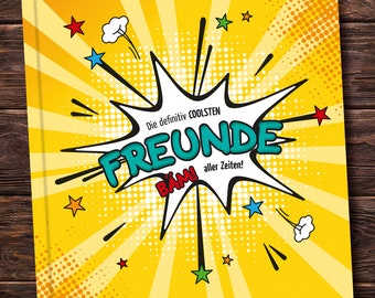 Freundebuch für Kinder, Schule, Schulkind, Buch Schulfreunde, Freunde, Geschenk Einschulung, Schulanfang, 5. Klasse, Kinderbuch, Comic