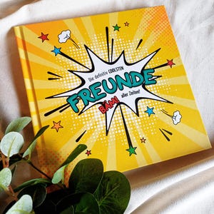 Freundebuch für Kinder, Schule, Schulkind, Buch Schulfreunde, Freunde, Geschenk Einschulung, Schulanfang, 5. Klasse, Kinderbuch, Comic