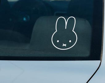cute miffy car decal