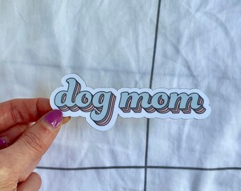 Retro Dog Mom Magnet for Refrigerators, Small Cute Gift for Dog Mom, Aesthetic Magnets for Fridge, Cute Fridge Magnets for Women