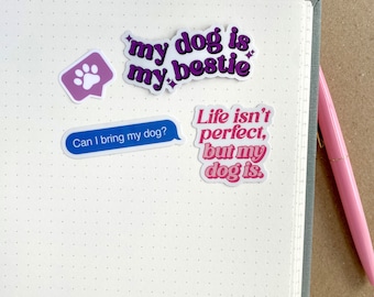 Funny Dog Mom Sticker Pack: Laptop, Water Bottle Decals