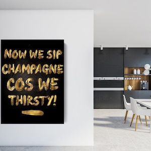 Ahora bebemos Champán (CANVAS)