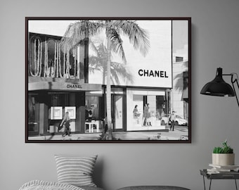 Oliver Gal Chanel Store Front Gallery Art 36x24 - Etsy