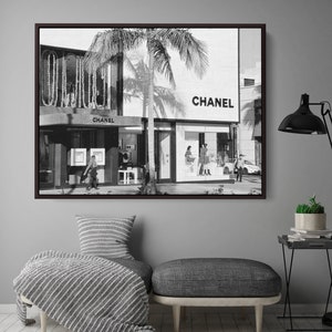Oliver Gal Chanel Store Front Gallery Art 36x24 - Etsy