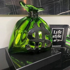 Money Bag (Scultura) statua pop art Alec Monopoly ispirata al cromo