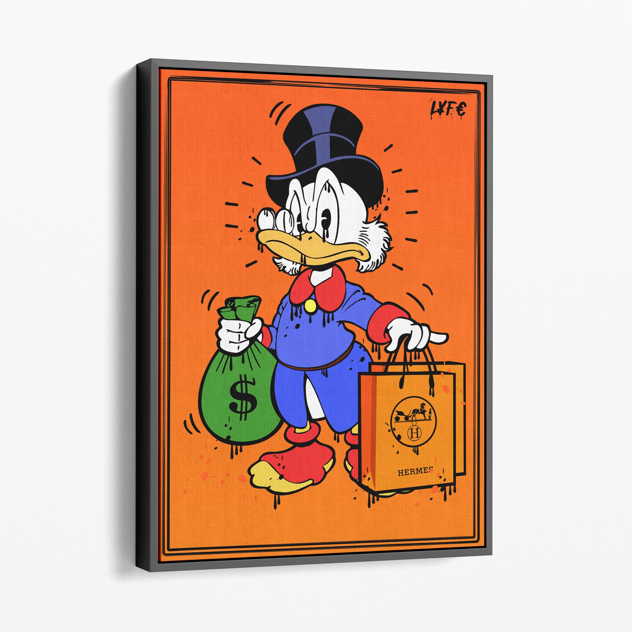 Scrooge McDuck X Hermes Super High Quality Canvas Street Etsy