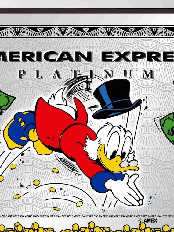 Uncle Scrooge Diving In Money