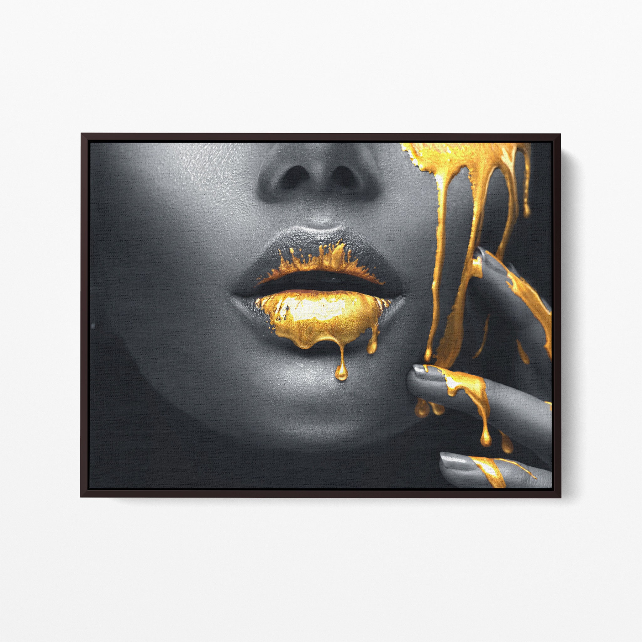 Gold Star Stickers Canvas Print / Canvas Art by Tek Image - Fine