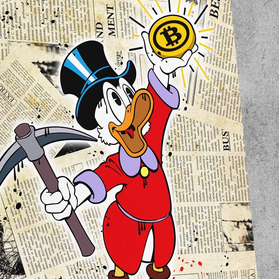 Mining Bitcoin X Uncle Scrooge CANVAS Wall Decor Pop Art - Etsy Ireland Mining Bitcoin X Uncle Scrooge CANVAS Wall Decor Pop Art - Etsy Ireland