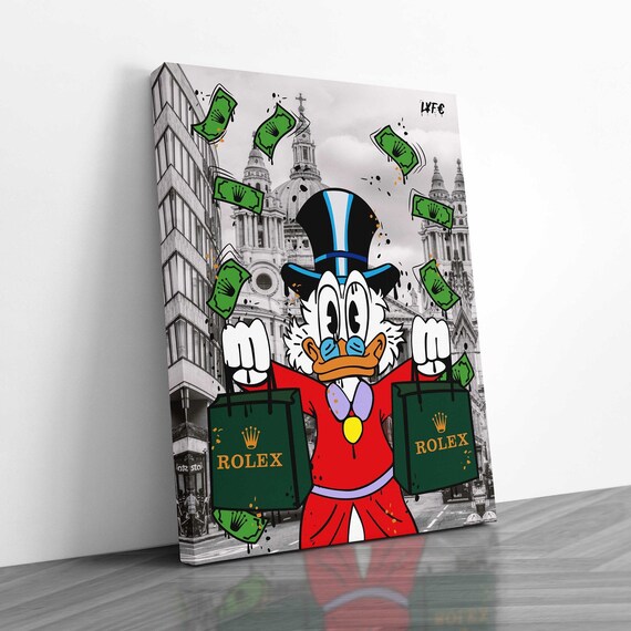 Monopoly x London (POSTER PRINT) Alec monopoly inspired - pop art - rolex  art