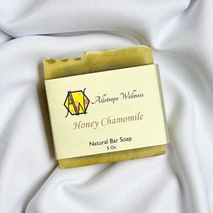 Honey Chamomile Fragrance Free All Natural Bar Soap