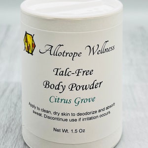Talc-Free Deodorizing Body Powder | Natural Ingredients | Dry Shampoo Powder | Anti-Chafing Powder