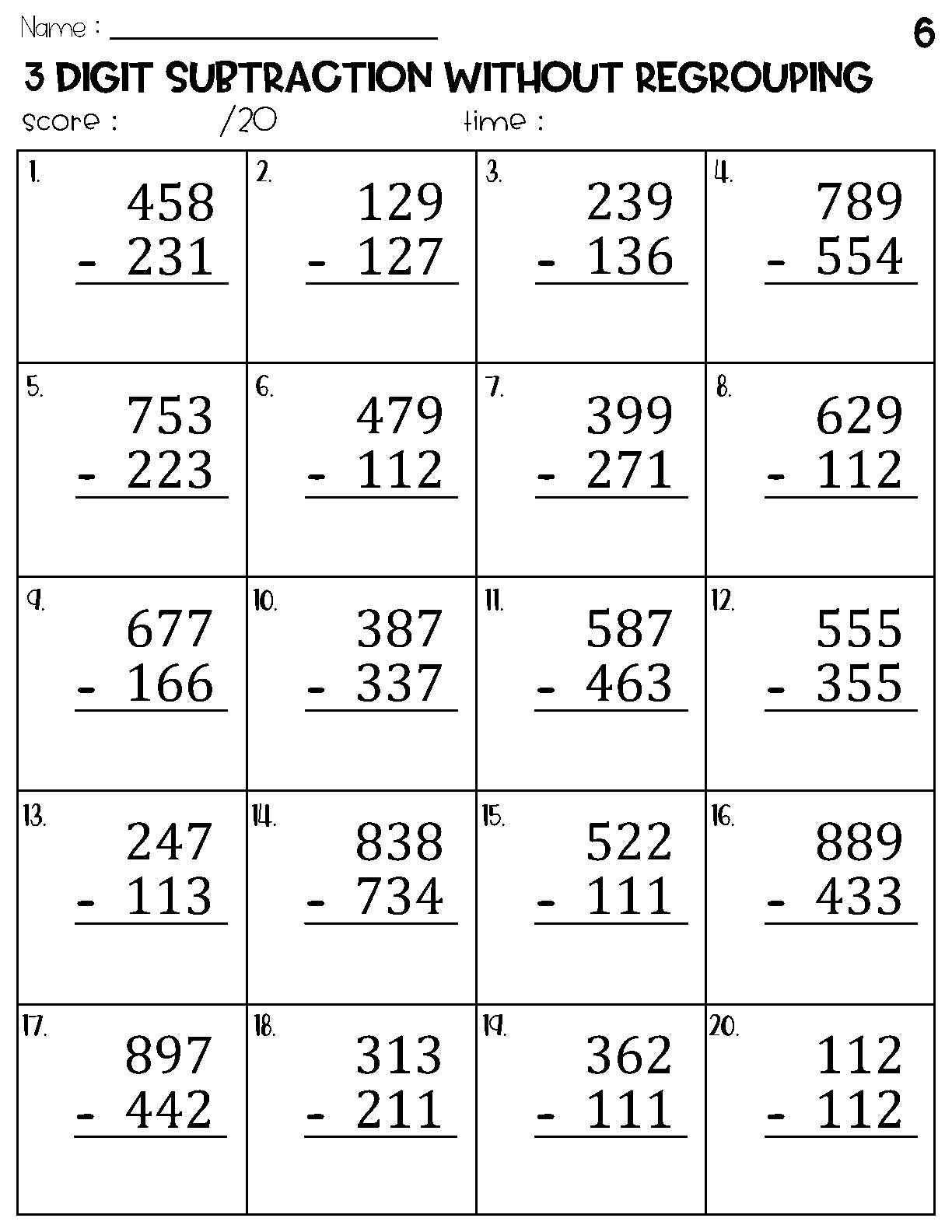 Three Digit Subtraction Without Regrouping Worksheets Etsy Canada three-digit-subtraction-without-regrouping-worksheets-etsy-canada