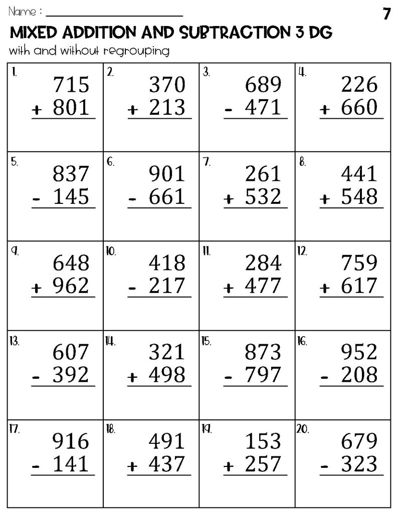three-digit-mixed-addition-and-subtraction-with-and-without-regrouping