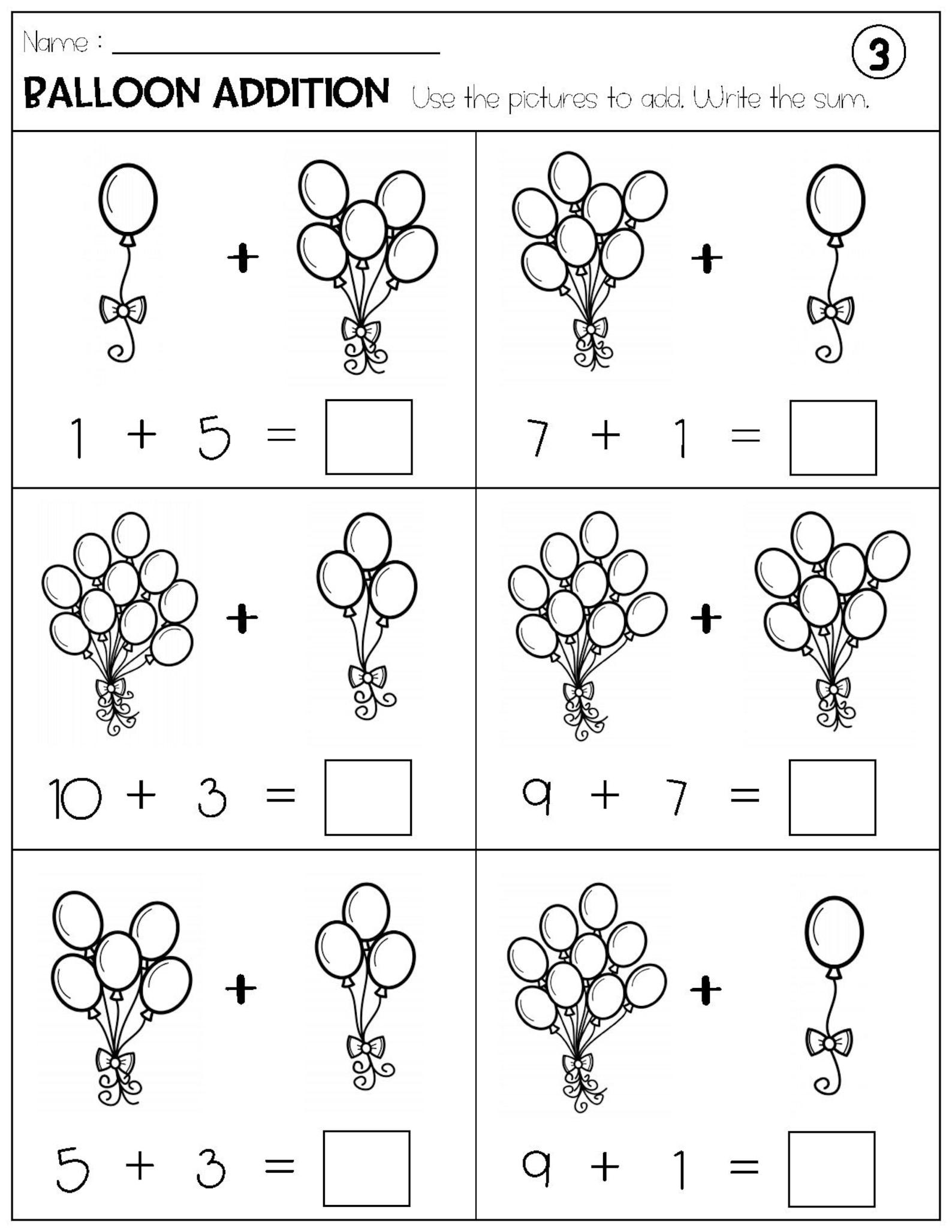 Addition With Pictures Sum Up To 20 Worksheets Adding Balloon Pictures addition-with-pictures-sum-up-to-20-worksheets-adding-balloon-pictures