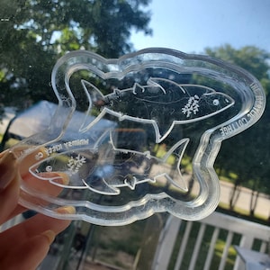 Shark Mold / Shark Hairclip Mold / Magnet Mold / Keychain Mold / Silicone Mold / Resin Mold