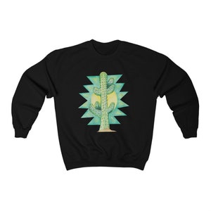 Cactus Design Unisex Heavy Blend Crewneck Sweatshirt