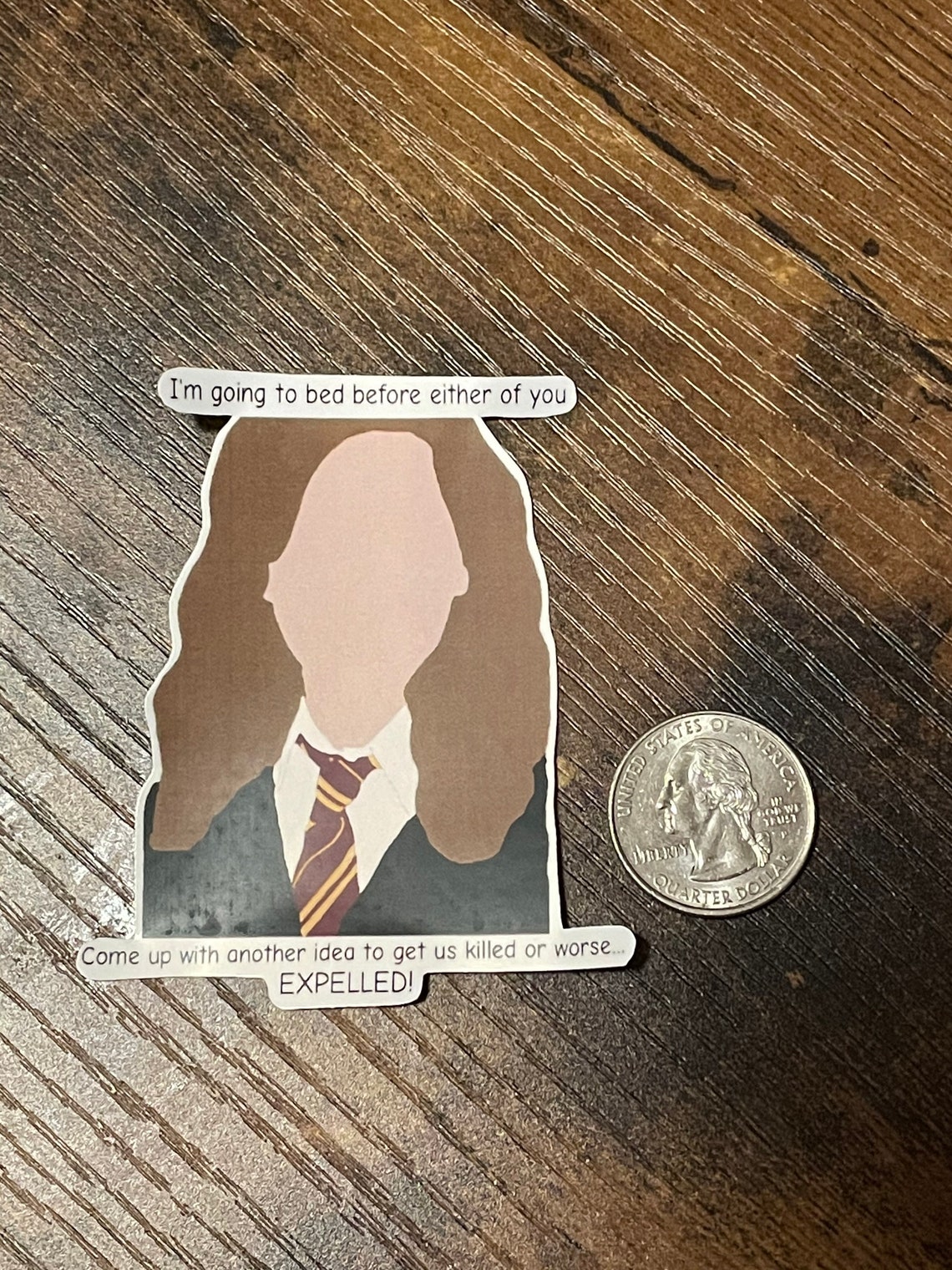 Hermione Granger Sticker Harry Potter Sticker Gryffindor | Etsy