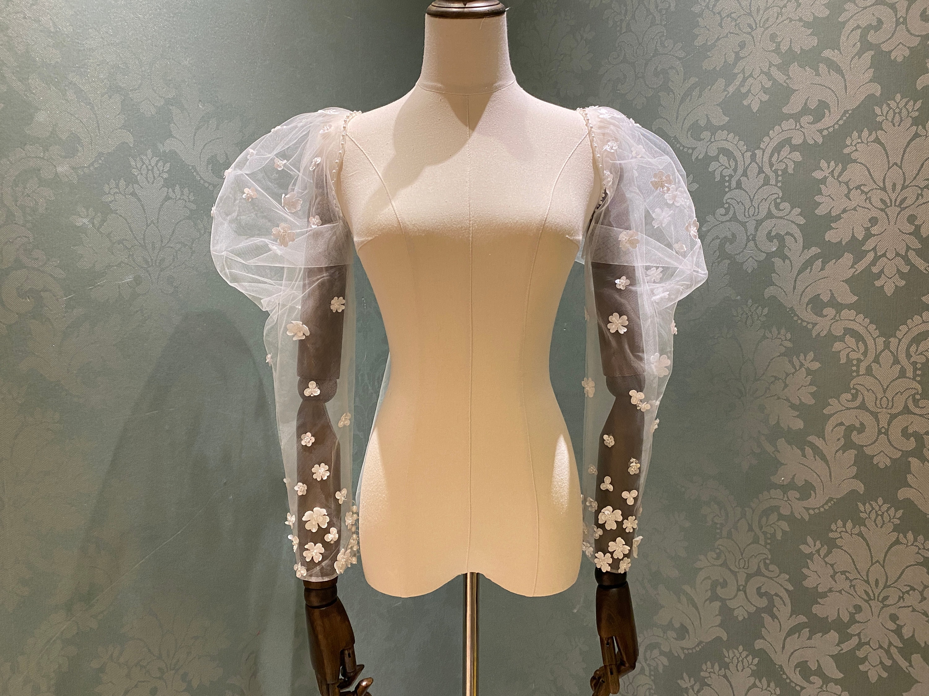 Detachable Bridal Sleevesremovable Puffy Sleeveswedding Etsy Australia