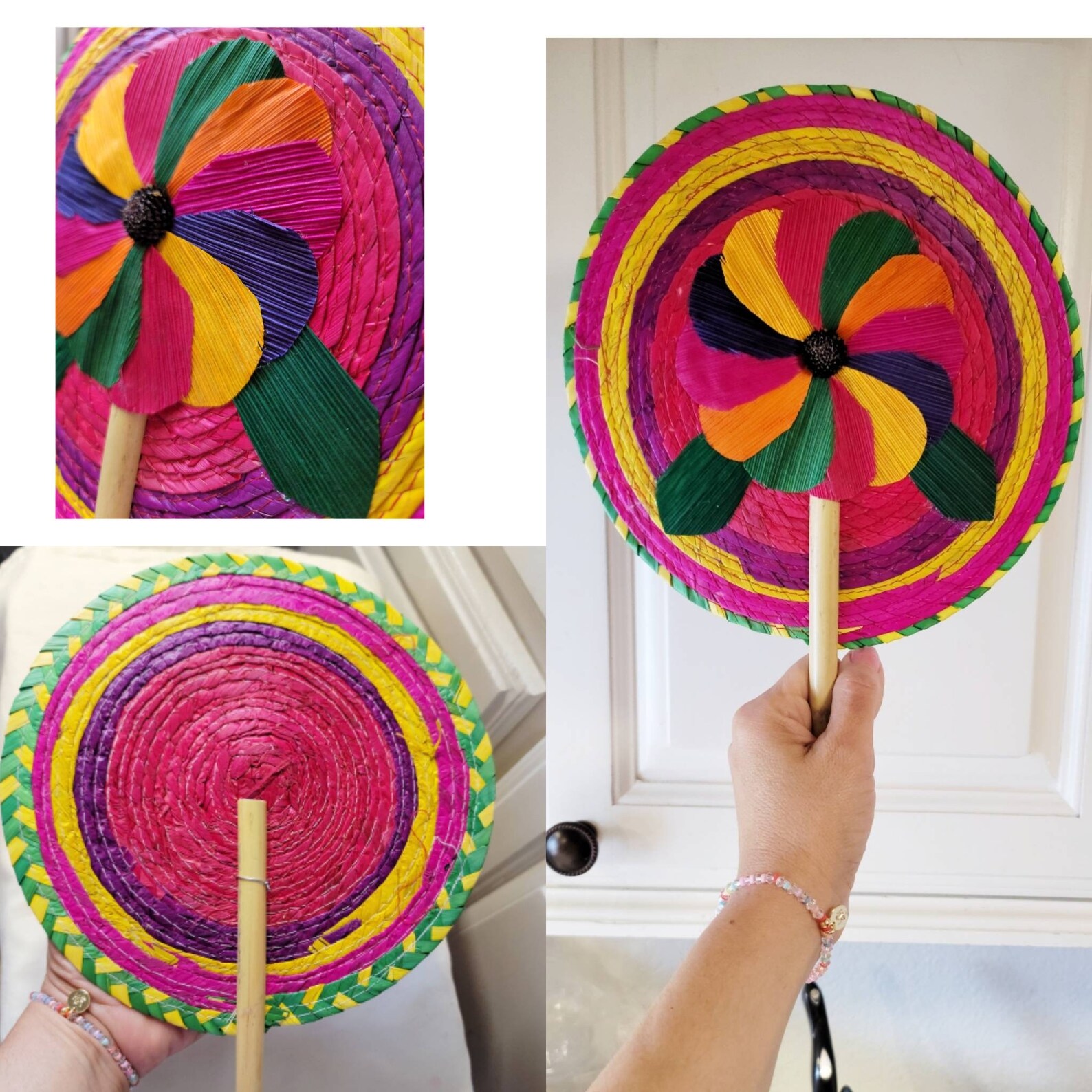 Handmade Mexican Hand Fan - Etsy