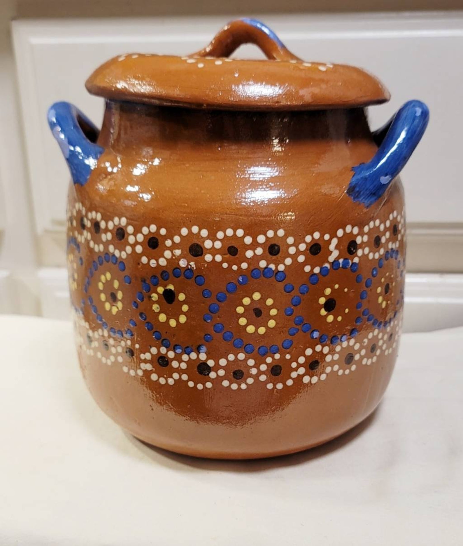 Handmade Clay Pot for Beans Jarro De Barro Para Frijoles Etsy