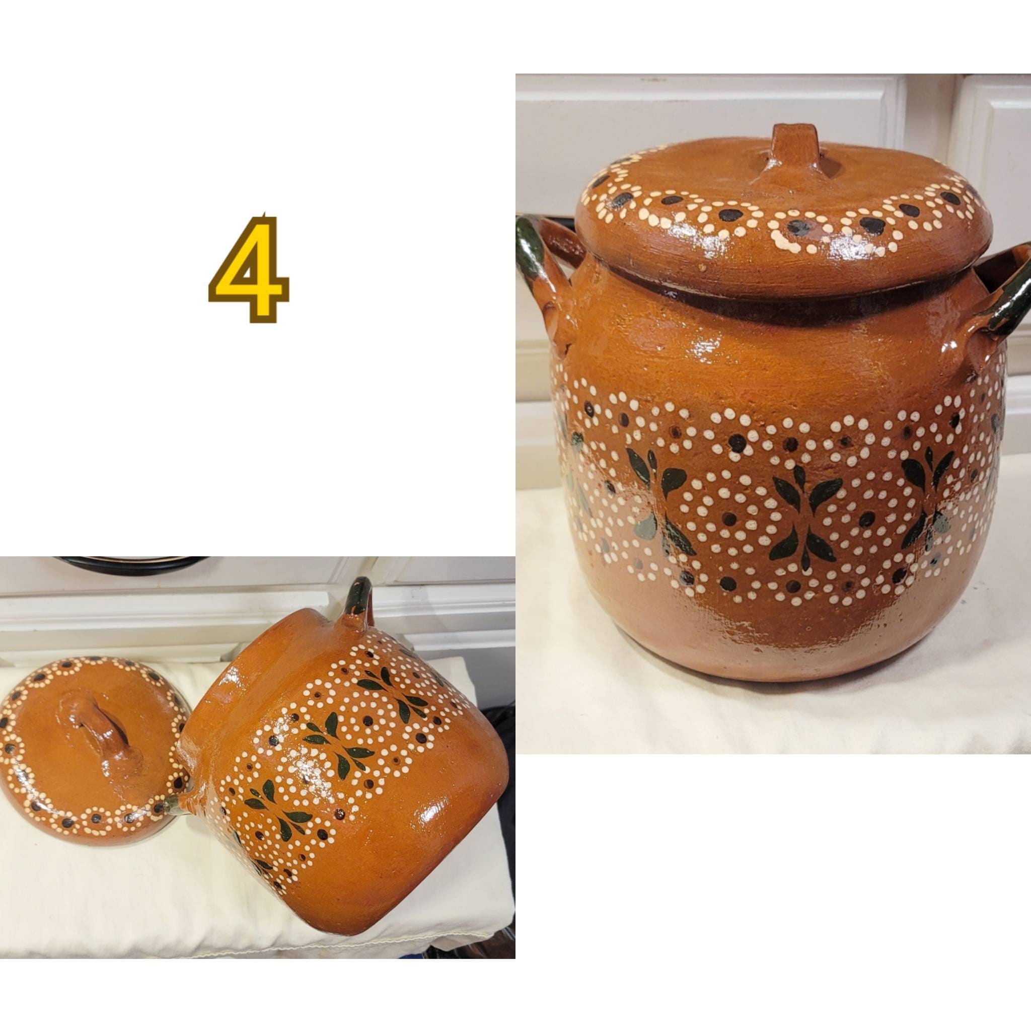 Bean Pot for Baked Beans, Chili, by Kook, Olle de Barro, Ceramic