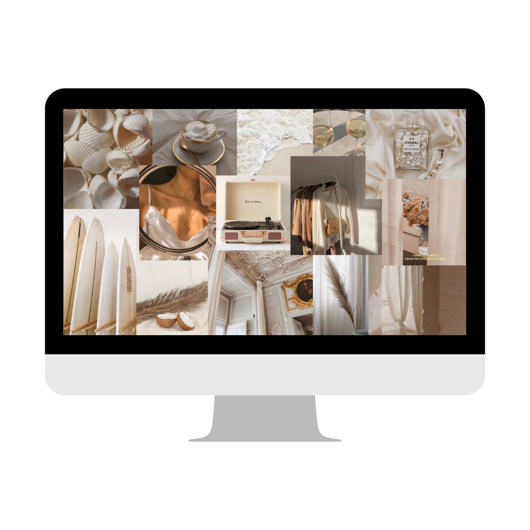 Neutral Inspired Computer Screensaver Etsy