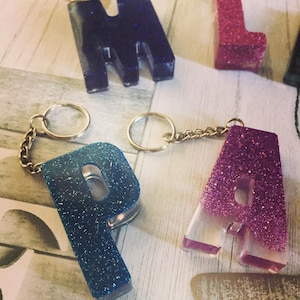 Personalised Initial Keyrings
