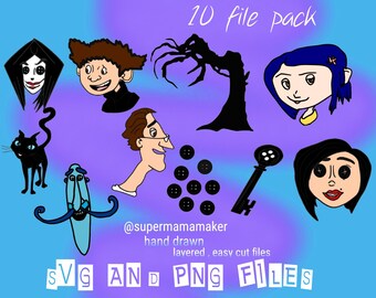 Free Free 261 Coraline Other Mother Svg SVG PNG EPS DXF File