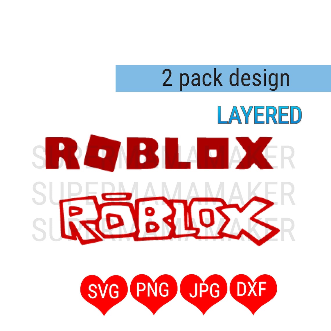 Download Roblox Logo SVG Bundle 2 Designs svg png jpg dxf Cricut Cut | Etsy