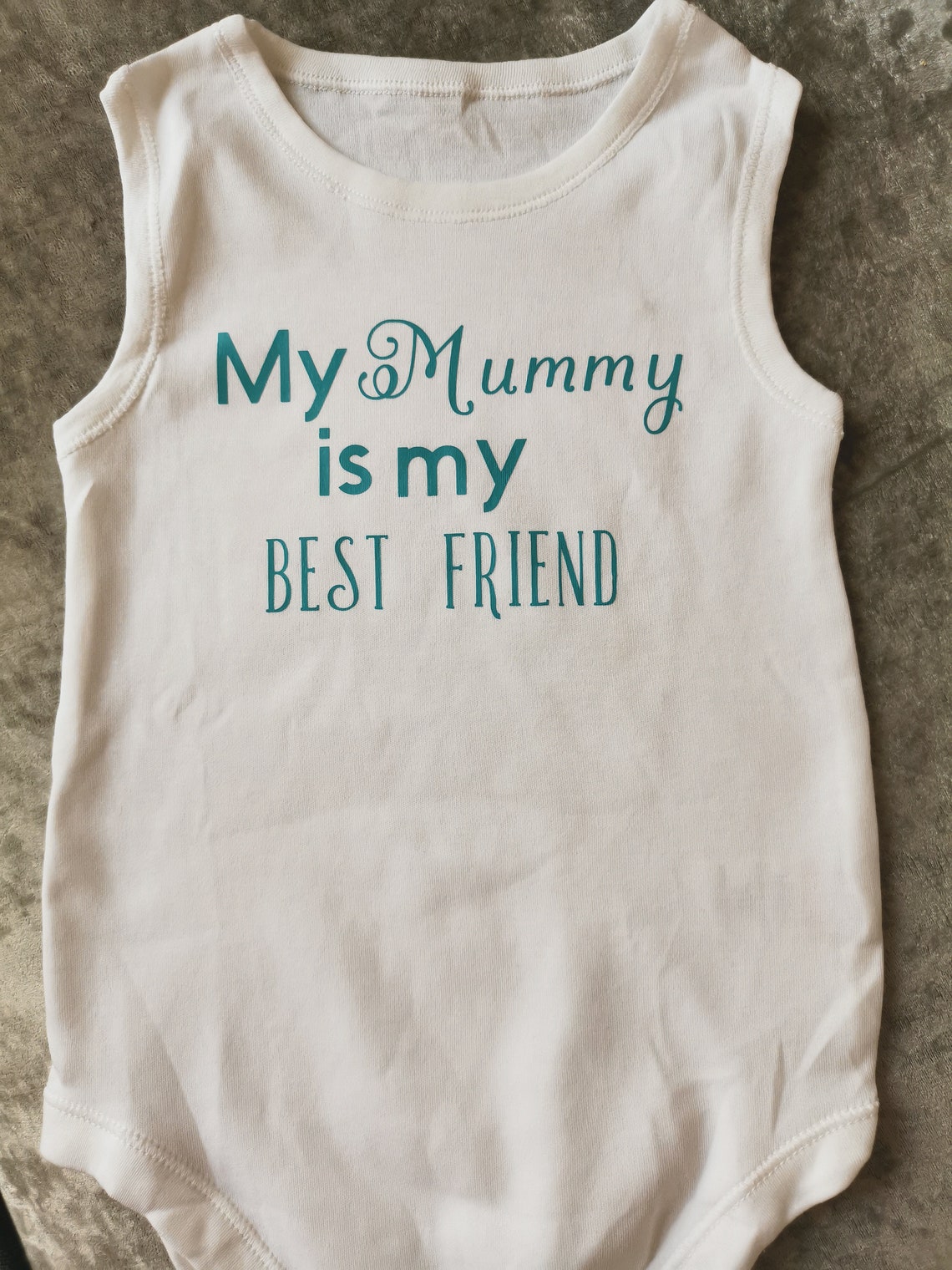 Personalised baby vest any writing Etsy