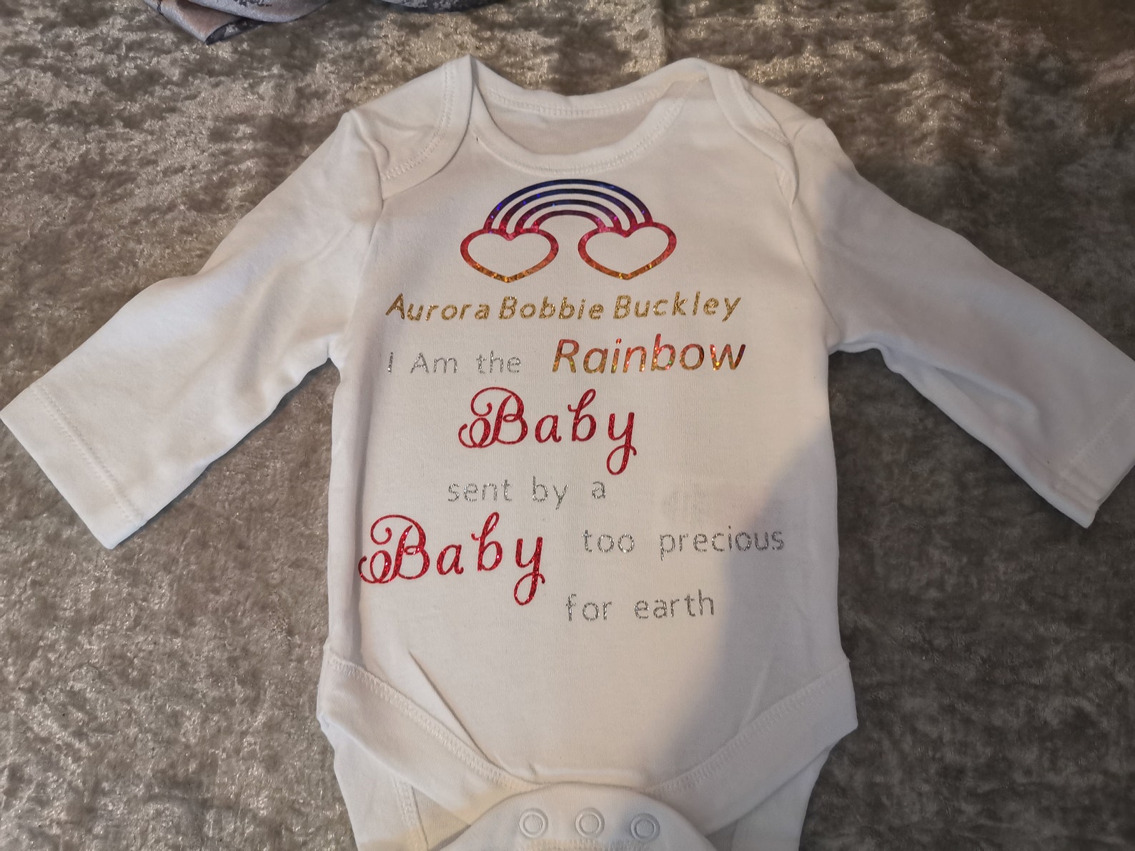 Personalised baby vest any writing Etsy