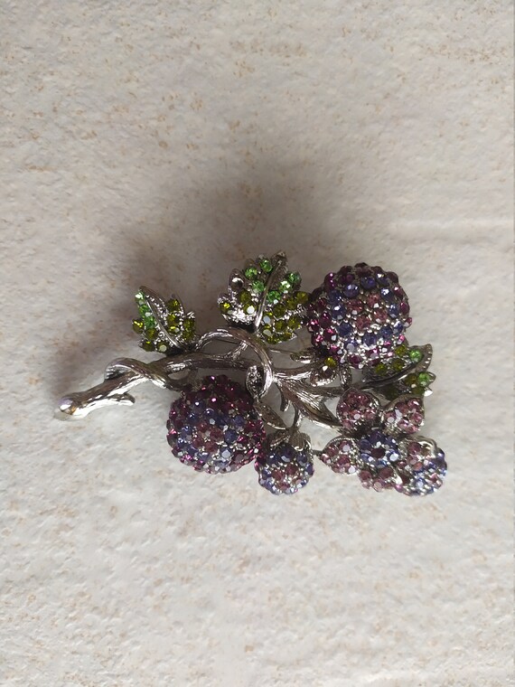 Blackberry Brooch | Fruit Cristals Brooch | Fruit
