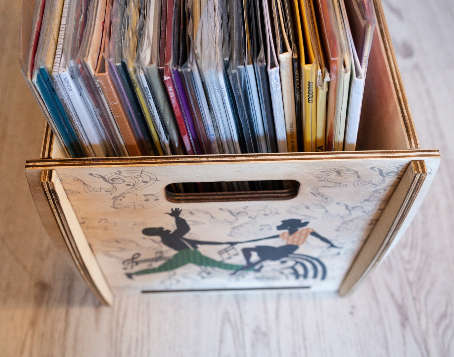 Vinyl Record Storage Record Crate Storage Basket Comic Book Etsy