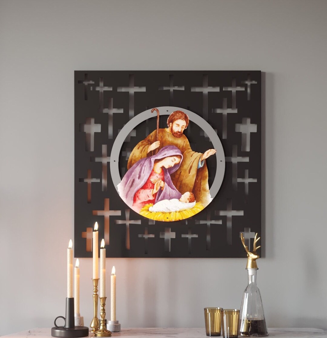 Religious Art Christian Wall Decor Christian Metal Wall Etsy