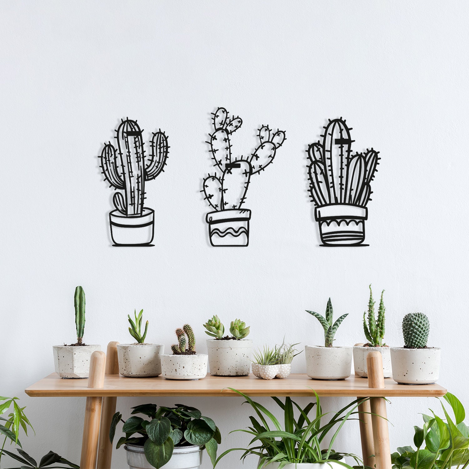 Cactus Metal Wall Art for Kitchen Decor Metal Wall Art - Etsy