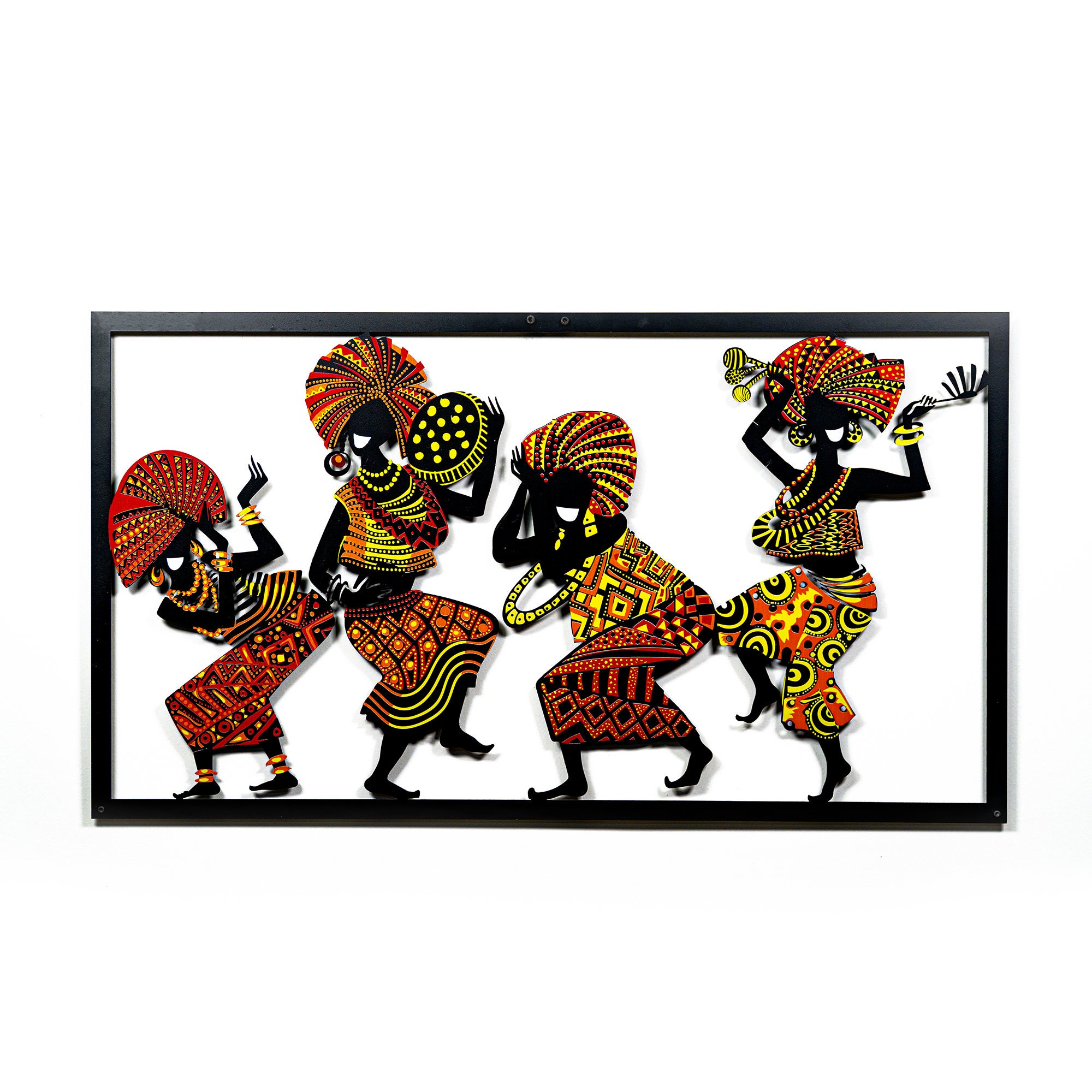 Dance african metal wall art metal wall art gift metal Etsy