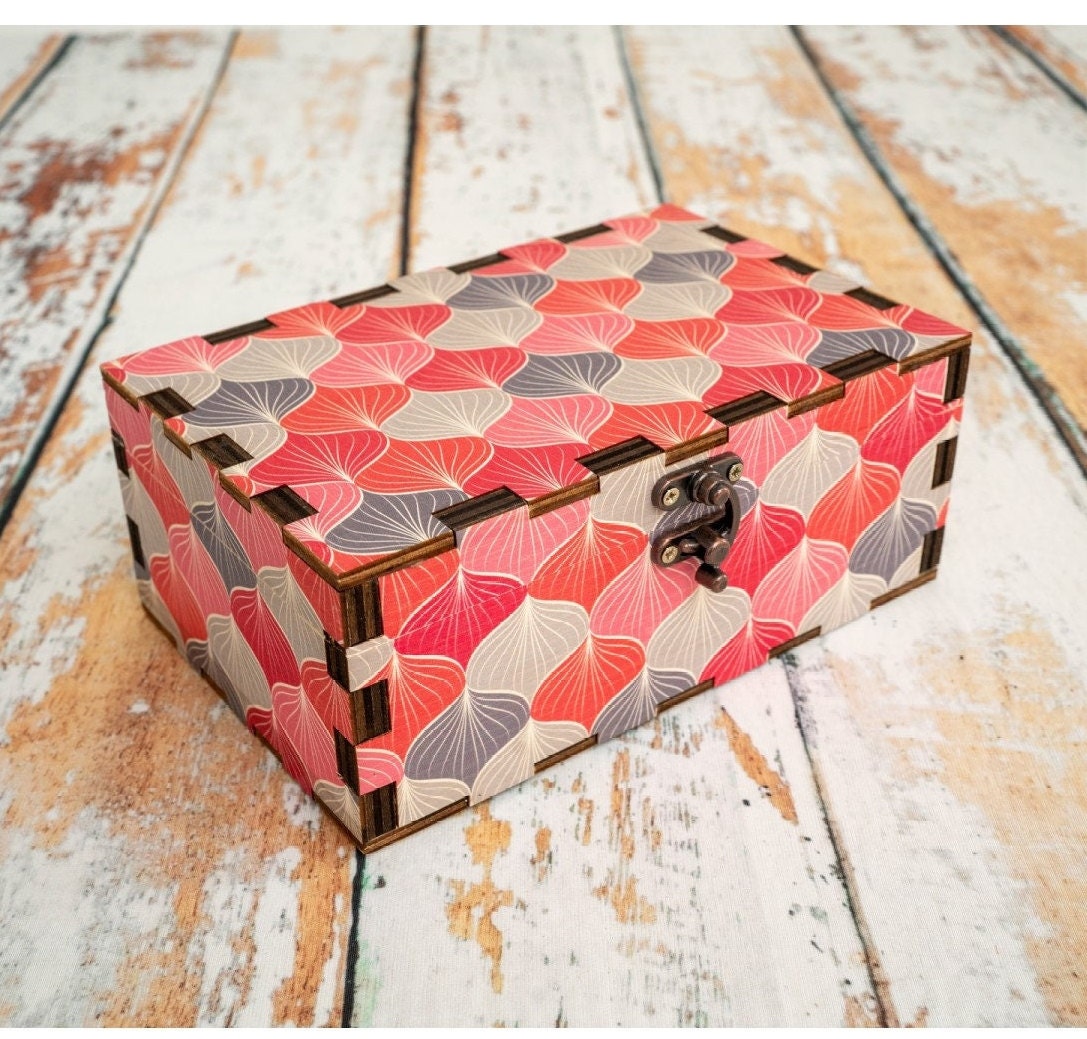 Wooden Box Set of 4, Wooden Storage Basket ,wedding Chest, Jewelery or Photo  Box, Storage Crate, Keepsake Box, Item Box, Wooden Storage Box 