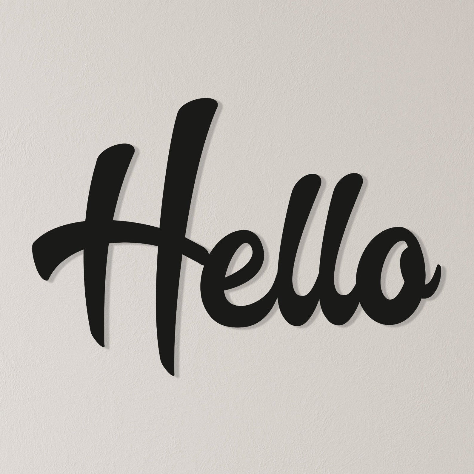 Hello metal wall art metal wall art metal wall decor metal Etsy