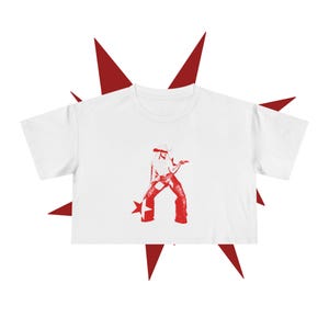 カウボーイC レディース クロップTシャツ