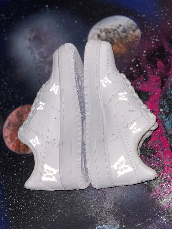 Nike Air Force 1 Mariposa Reflectiva | Etsy México