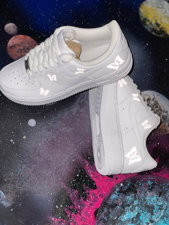 Nike Air Force 1 Mariposa Reflectiva | Etsy México