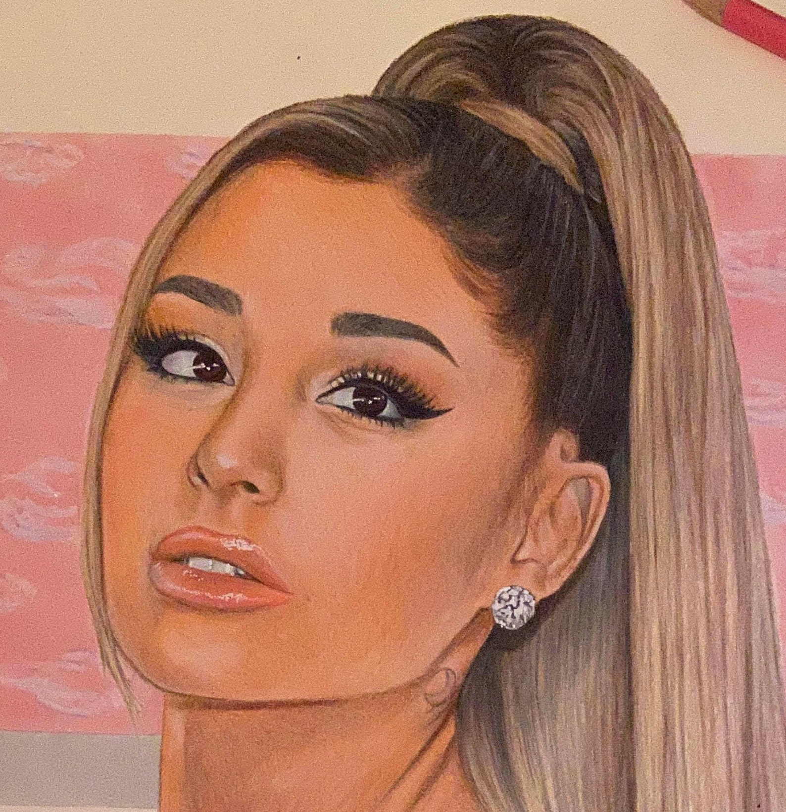 Original Ariana Grande Colored Pencil Drawing Print - Etsy