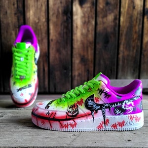 Nike Air Force 1 ( AF1 ) "Joker Edition" ( Cartoon - Drip - Logo - Own creations are also possible )