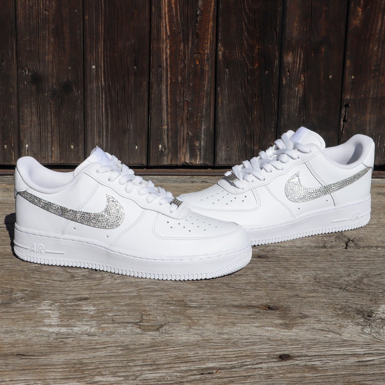 Nike Air Force 1 AF1 meets Swarovski Crystal Swoosh Bild 6